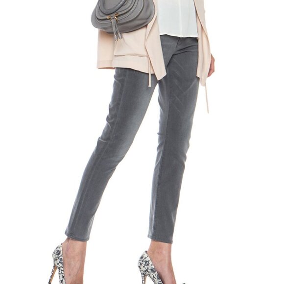 Frame Denim Le Garcon Mid Rise Slim Boyfriend Grey Jeans 28 Weyburn $219 LGJ795 - Picture 4 of 15